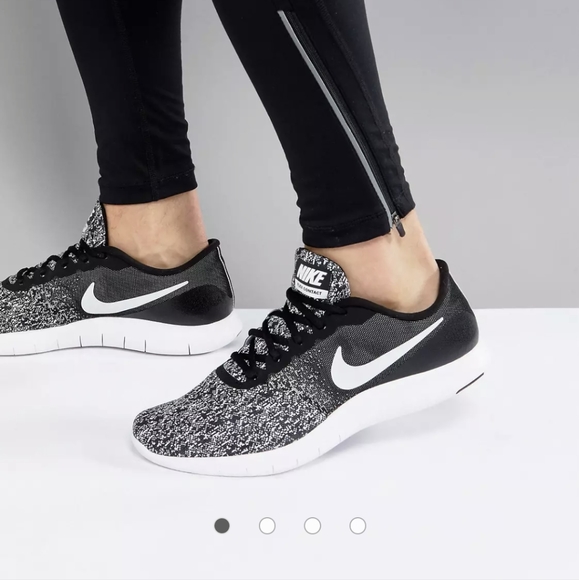 Nike Shoes - NIKE Flex Contact Running Shoes in Black and White Size 7